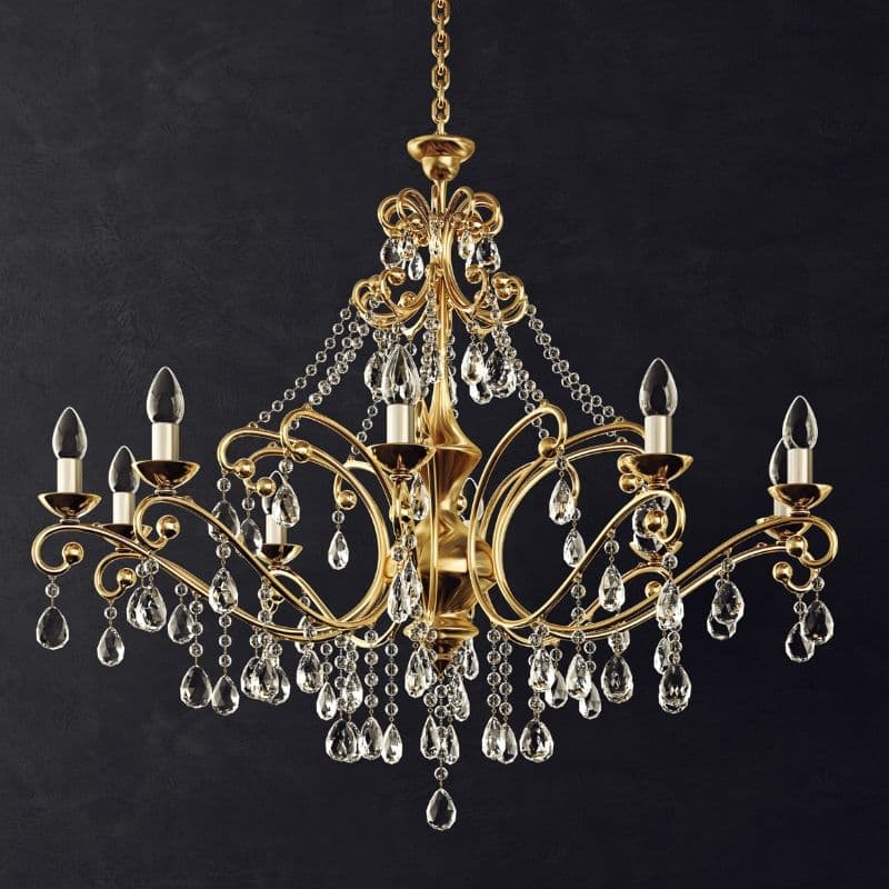 Chandelier installation (more than 6 bulbs)